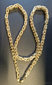 Zlatý řetízek královská vazba - jako nový - 52,2g - vyměním - 2