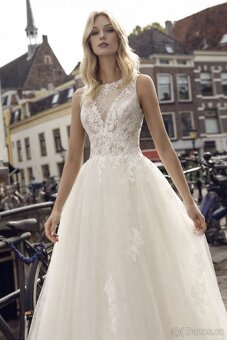 Svatební šaty – velikost 38 – zcela nové - 2