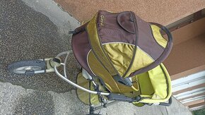 Kočárek korbička sporťák a vanička tříkolka Quinny 2 v 1 - 2