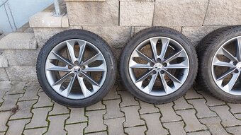 Alu kola 5x100 r16 škoda scala fabia III zimní pneu - 2