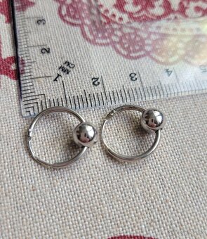 Stříbrné náušnice I. - punc - 2