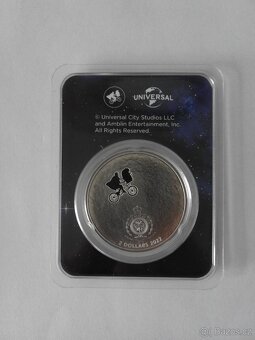Stříbrná mince 1 oz E.T. Mimozemšťan 40. výročí 2022 blistr - 2