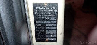 Elektrický olejový radiátor 1500W - 2