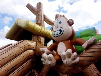 Nafukovací atrakce Opičí dráha - 2