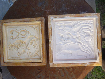 Soubor historických forem na kachle - 2