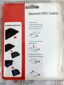 Rámeček na HDD/SSD disk místo DVD 12,7mm - 2