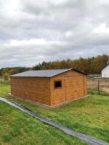 Plechové garáže 5x6m - 2