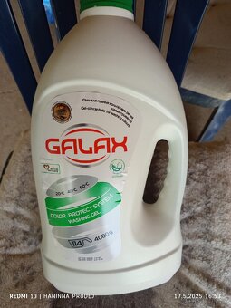 GALAX premium prací gel na barevné prádlo 4 l - 2