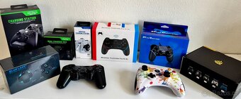 Ovladače + nabíjecí stanice pro PS / Xbox / Switch / PC - 2