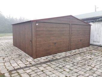 Plechová garáž 6x5,8 m. - 2