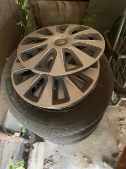 4 x plech. disky se zimními pneu Renault Clio 2 - 2