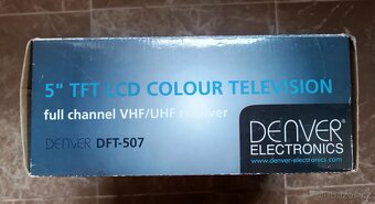 Přenosná televize DENVER DFT-507 - 2