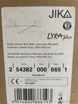 Jika sprchove dveře, lyra plus bíla 90cm - 2