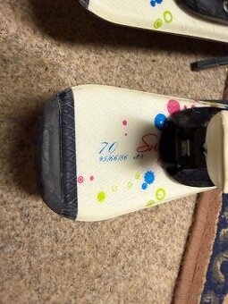 Dětské lyže 70cm TecnoPro + lyžáky 228mm - 2