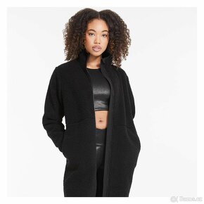 NOVÝ Dámský  kabát z plyšového fleecu vel. L - 2