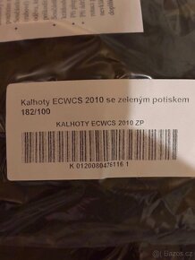 Ecwcs Ačr nový kalhoty ,kabat - 2