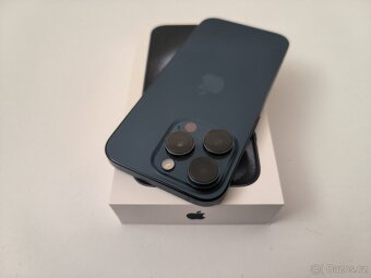 apple iphone 15 PRO 256gb Blue Titanium / Batéria 92% - 2