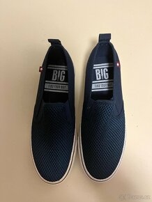 Prodám modré mokasíny Big Star vel. 37 - 2