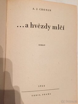 ...a hvězdy mlčí - A. J. Cronin - 2