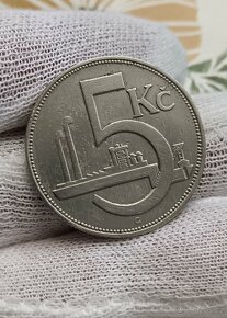 5kčs 1927 vzácný ročník mince Československa - 2