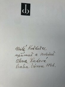 Miloš Holas Abeceda -1946 s věnováním Aleny Ladové - 2