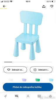 Dětský stolek mamut + židle - 2