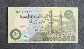 Egypt - 50 Piastres bankovka, 2017, UNC - 2