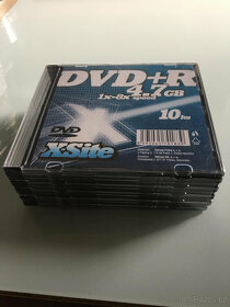 DVD+R X-SITE 4,7GB 8x 10ks slim pack - 2