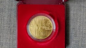 Hradec Králové  - PROOF / BK, 5000 Kč zlatá mince, ČR - ČNB - 2