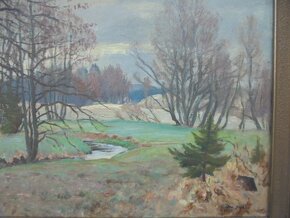 OBRAZ OLEJ NA PLÁTNĚ-JOS.BUREŠ-1935 - 2