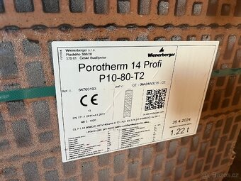 Prodám cihly Porotherm 14 - 2