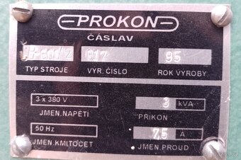 Čelní bruska Rojek ČB 600/2 - 2