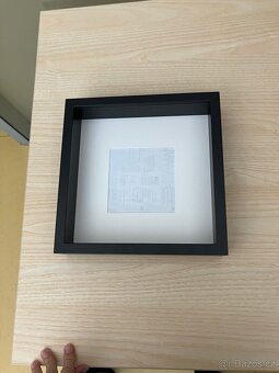 Rám na obraz IKEA SANNAHED, černý, 25x25 - 2