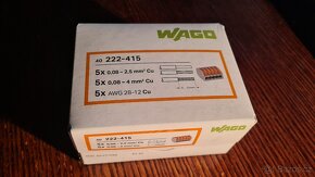 Krabicová svorka WAGO 5x0,08-4mm 222-415 - 2