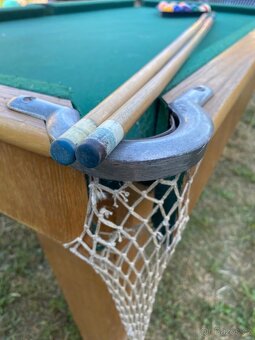 Retro kulečník (pool) – vhodný k renovaci - 2