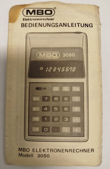 Kalkulačka MBO 3010 - 2