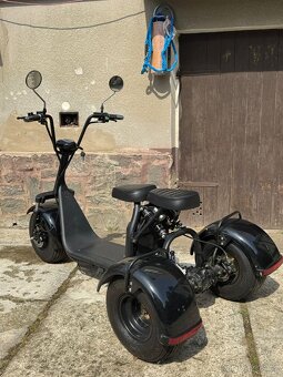 Silná elektrická tříkolka – 2000 W, dvoumístná, až 100 km - 2