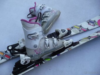 Detske lyže ROSSIGNOL - 110cm + boty LANGE 32,5 eu SET - 2