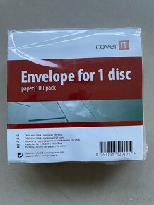 Obálky, pošetky papír/fólie na DVD nebo CD za 0,75 Kč/ks - 2