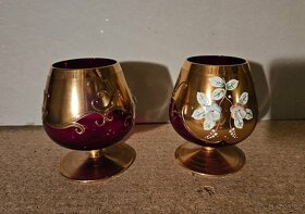 Zlacené sklenice 2ks - 2