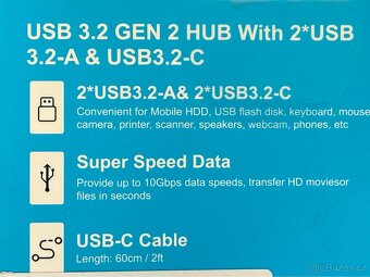 USB-hub Arceli 2x USB-C 2x USB-A - 2