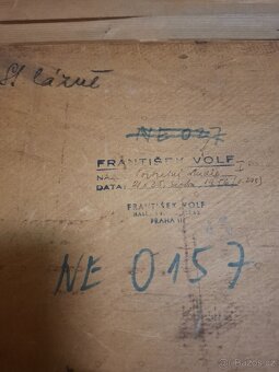 Obraz portrétní studie(František Volf)originál - 2