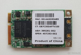 Wi-Fi karta Broadcom BCM94311MCG – mini PCIe - 2