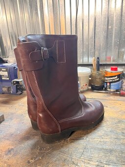 Zimní důstojnické Kanady s kožichem na zip vel.43 - 2