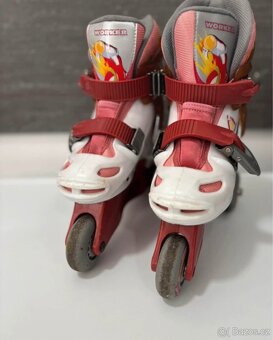 Dětské In line brusle Worker Tri Skate vel. 21-27 - 2