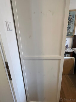 Skříň Hemnes - dřevěná, bílá - 2