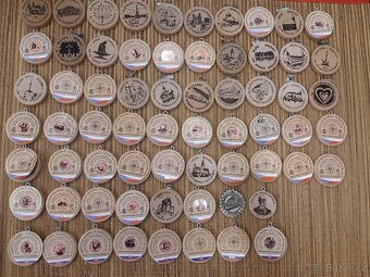 Turistické dřevěné známky - 2