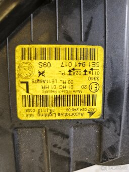 Přední světlo škoda Octavia - 2