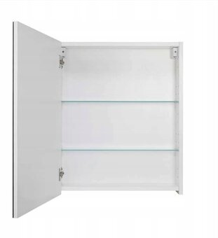 Zrcadlová skříňka s LED osvětlením barva bílá - 2
