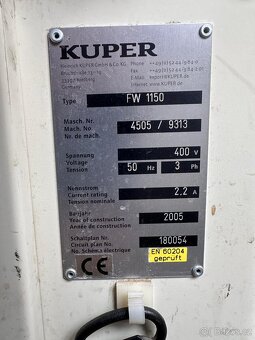 KUPER - FW 1150 - sesazovačka dýhy - 2